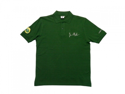 ポロシャツ・ジムクラーク・グリーンの画像