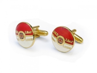 カフスリンク・ゴールドリーフチームロータスTeamLotusの画像