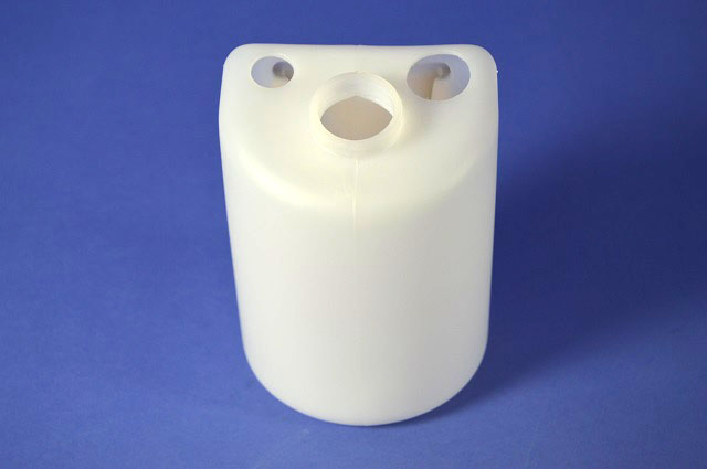 オイルキャッチタンク（エクスパンションボトル）白1L・穴開加工済・Ford /BDR Seven 480の画像