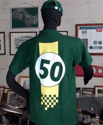 クラッシックチームロータス・Tシャツ・50th緑画像