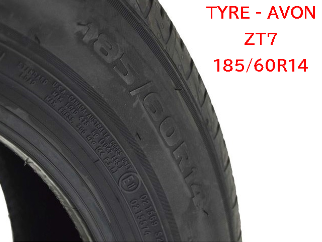 AVON タイヤ、ZT7、185/60-R14画像