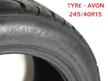 245/40R15・AVONタイヤ-CR500　CSR REAR画像