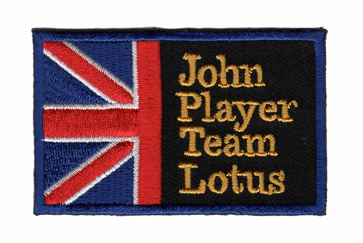 布バッジ・ジョンプレーヤーチームロータス・クロスバッジの画像
