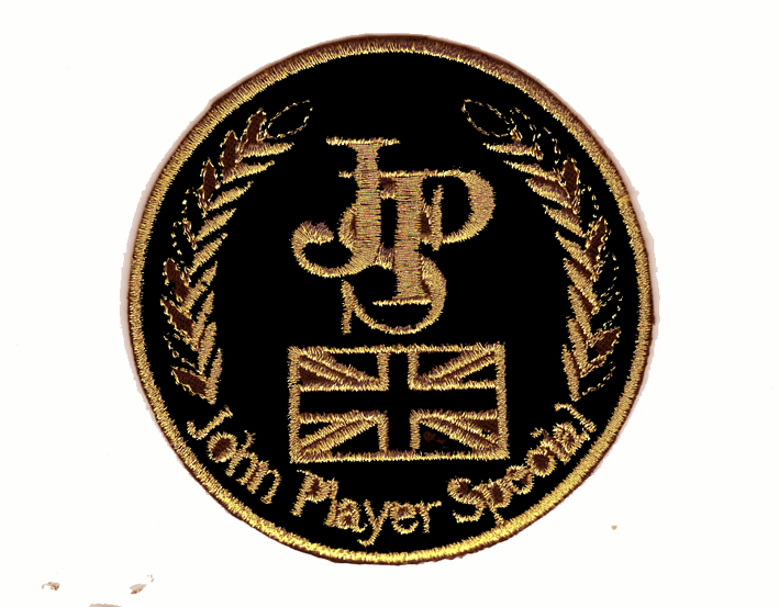 布バッジ・ジョンプレーヤースペシャル・クロスバッジ・丸 の画像