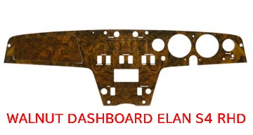 ダッシュボード・エラン S4 RHDウォールナット画像
