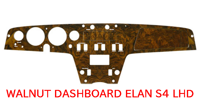 ダッシュボード・エラン S4 左LHDウォールナット画像