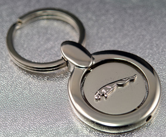 キィーチェーン・ステンクロームディスク・Jaguarの画像