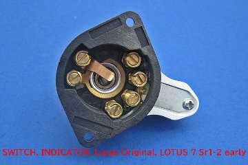 インジケータースイッチ・Lucas製・Lotus7 S2 初期画像