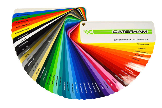 ディーラーデカール・色見本の画像