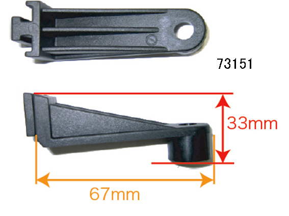 クーリングファンマウントブラケット、 (37mm オフセットマウント)、 SPAL 製、クーリングファン用の画像