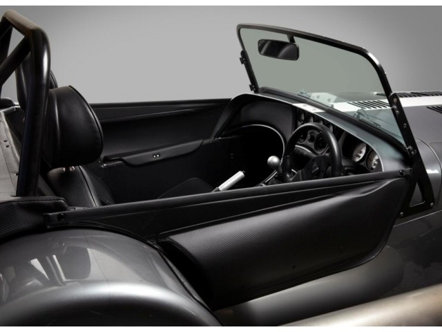 ハーフサイドスクリーン、右、 アームレスト付、カーボンビニール