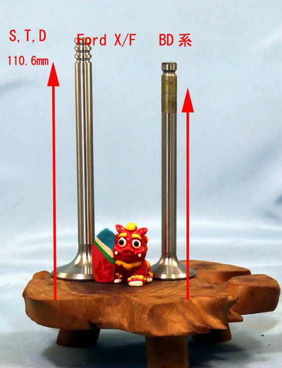 エンジンExitValve・Ford Cosworthエキゾーストバルブ11種の画像