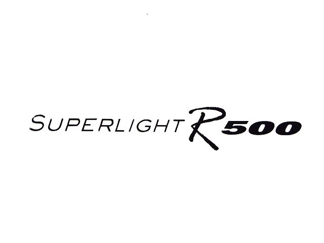デカール・ボンネット&ダッシュパネル・SUPERLIGHT R500 (18K)、ブラックの画像