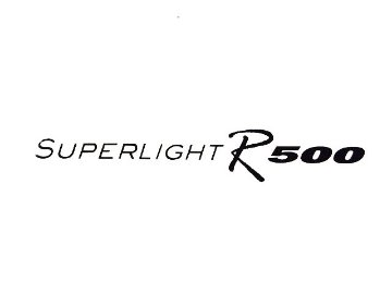 デカール・ボンネット&ダッシュパネル・SUPERLIGHT R500 (18K)、ブラック画像