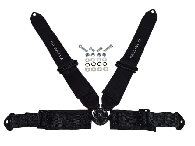 シートベルト・4点式・クイックリリース・右運転席側・ブラック・Seven 620の画像