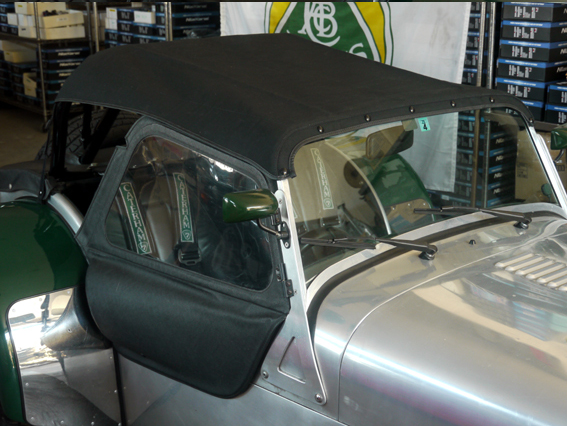 ハーフフード(幌)、S3・旧FIA ロールバーキャンバスの画像