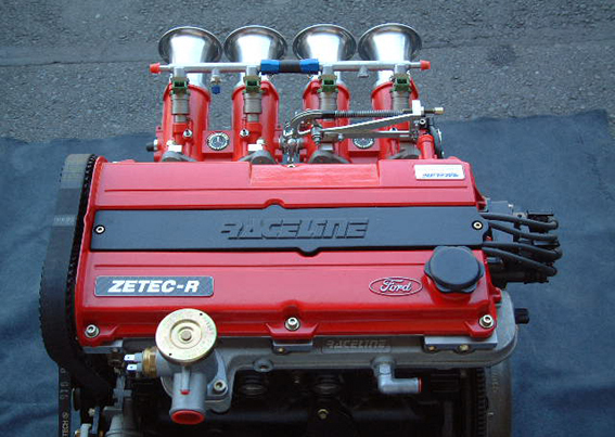 Raceline・Zetec-Rドライサンプ220bhpエンジン画像