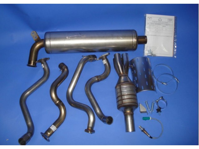 エキゾーストシステム、4-触媒-1、サイド出し、触媒 & 遮熱ガード有り、S3 Sigma SVAの画像