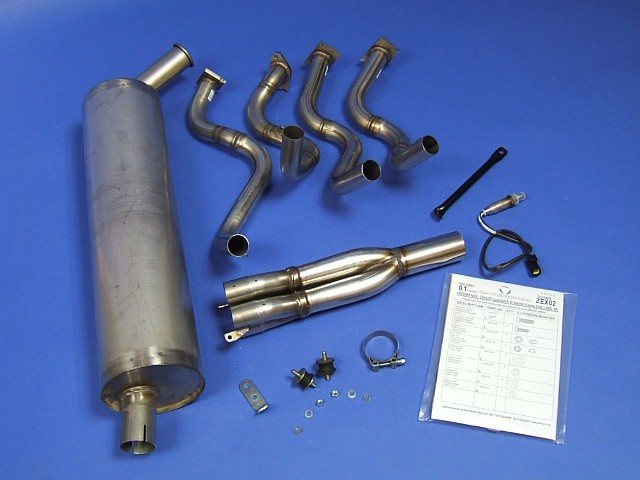 エキゾーストシステム、4-2-1、サイド出し、7"径サイレンサー、レース、K-series VHPD、Superlight Rの画像