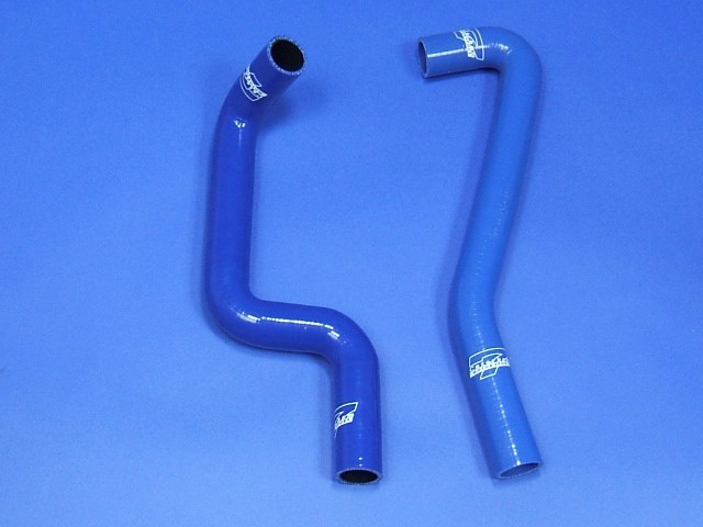 純正シリコン、ラジエーターホースキット (2本)、ブルー、Cosworth BDRの画像
