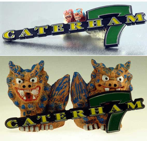 リアバッジ"CATERHAMの画像