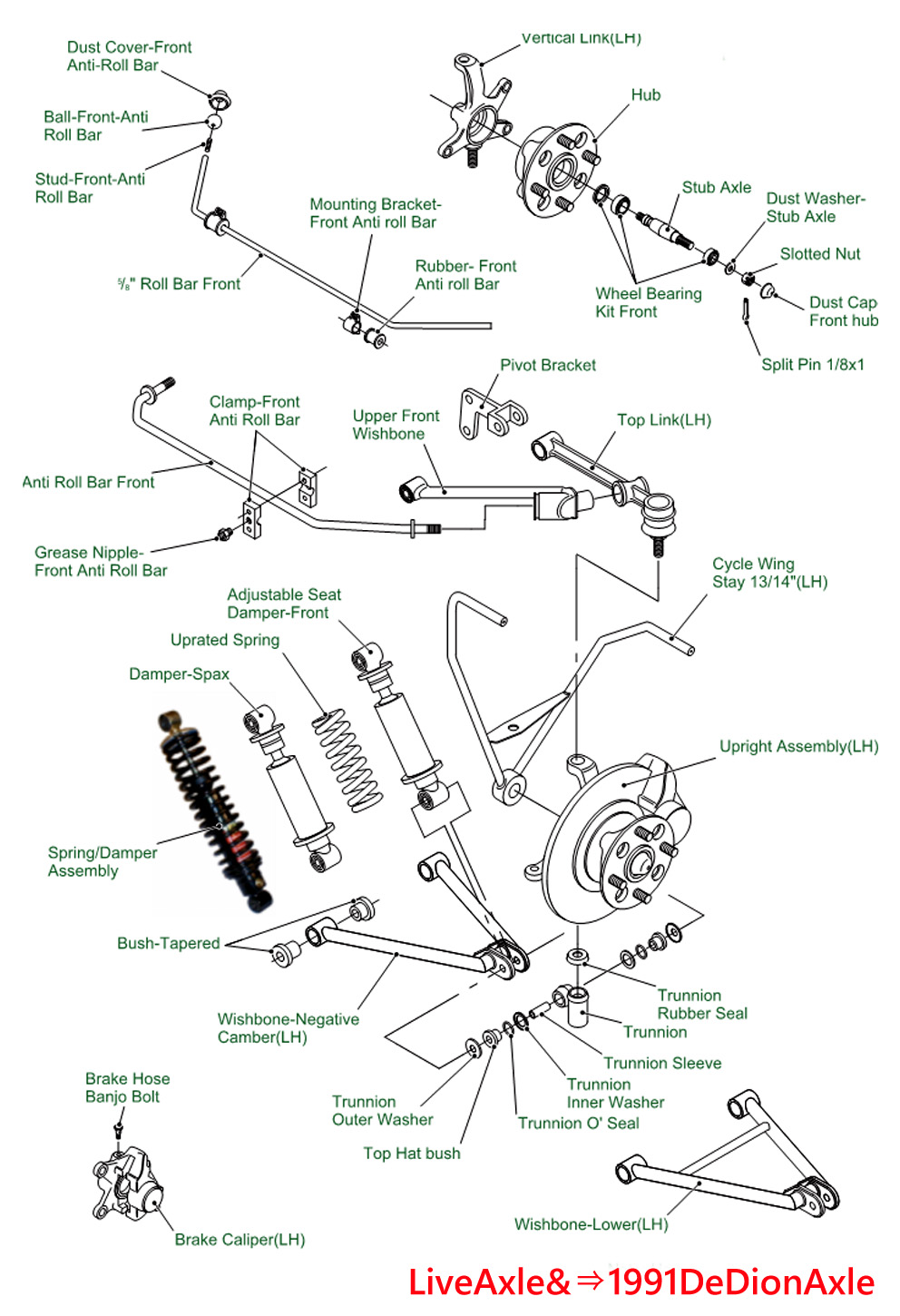 ピボットブラケット、ハーフアッパーアーム、右、ケーターハム S3 1990 ～ 1991年の画像