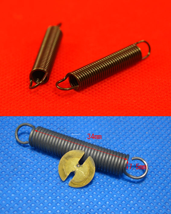 WEBERスピンドルリターンスプリング#50・プレート#51の画像