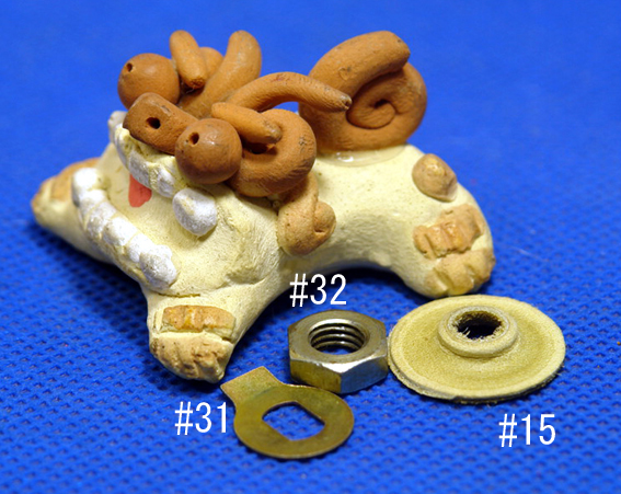 WEBER.ウェーバーロックワッシャー#31・#32スプリング#16ダストカバー#15の画像