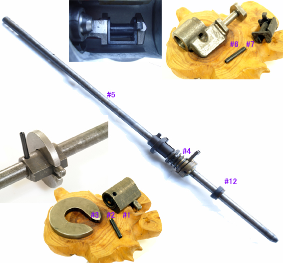 セレクター#5ロールピン#6ブッシュ#7Ford T9 5速、ケーターハム 6速 ギア ボックスの画像