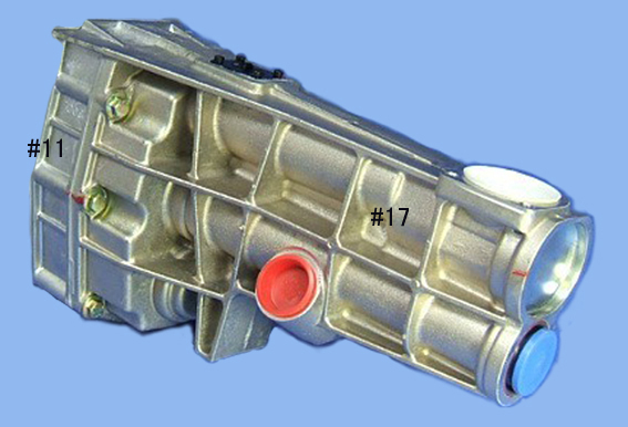 6SpGearBox アルミプレート#11ハウジング#17の画像