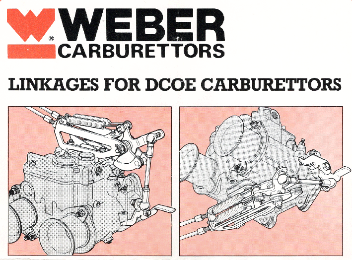 WEBER リンケージ キット (上リンケージ) ツインケーブルの画像