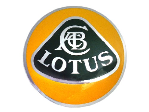 ノーズ・ッジ、「LOTUS ロゴ」、七宝、グリーン/イエロー、ロータス エリーゼ S1、エスプリの画像