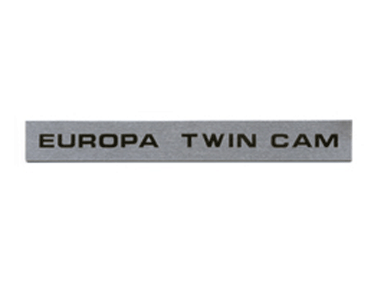 バッジ、「EUROPA TWIN CAM」、 ロータス ヨーロッパ TCの画像