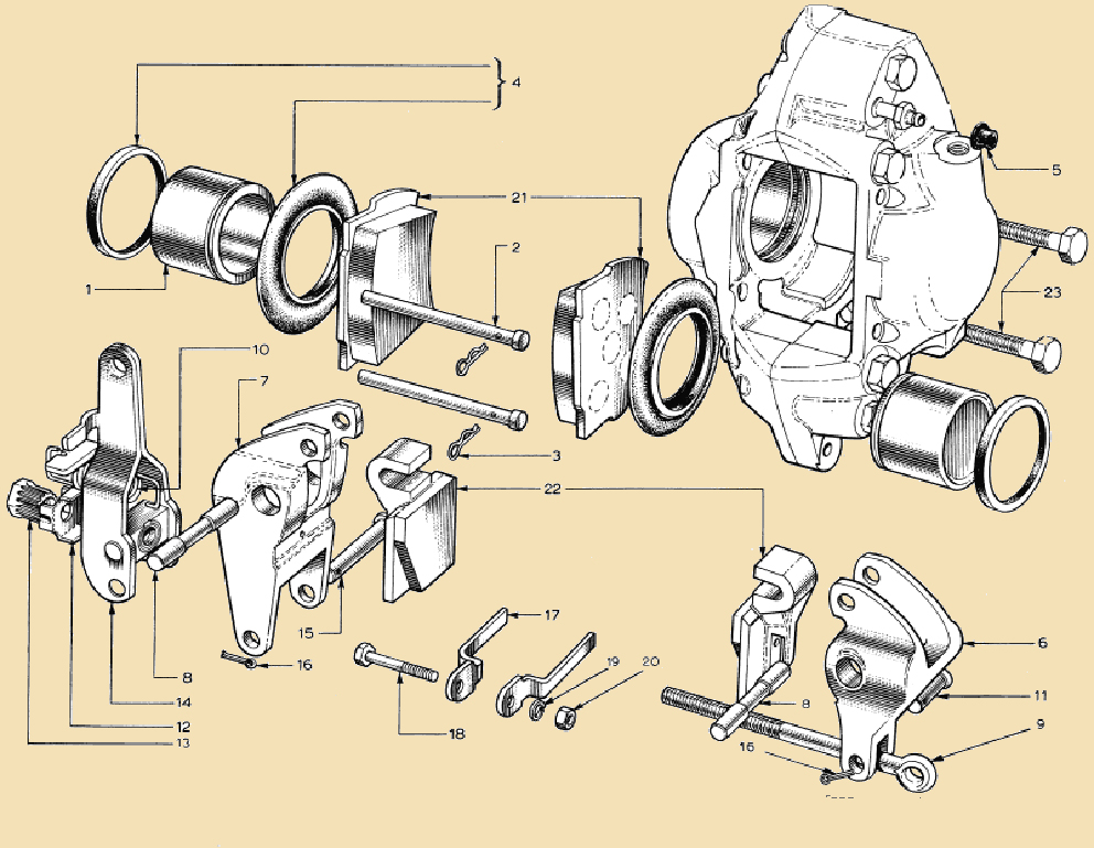 リアブレーキJCの画像