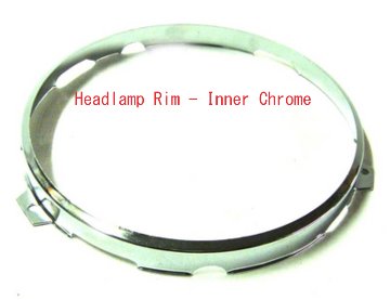 ヘッドライト・リム・Roverミニ用・7"インチ・クローム画像