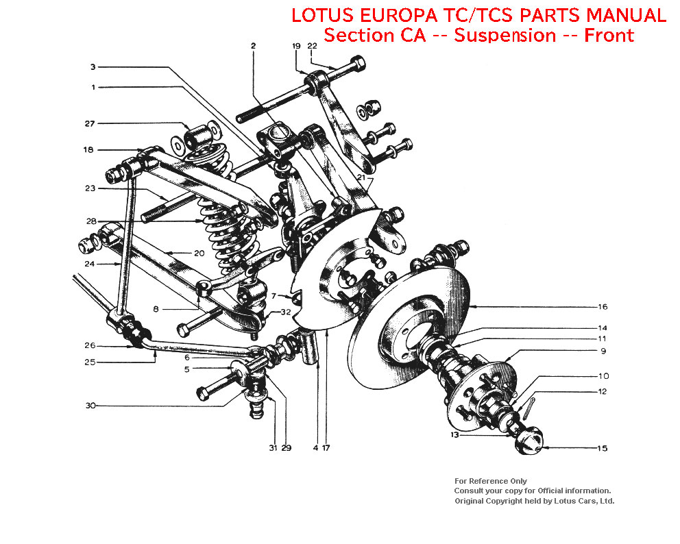 ヨーロッパTC/TCSサスペンションフロントCAの画像