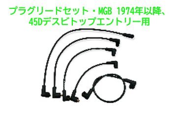 プラグリードセット・MGB 1974年以降、45Dデスビトップエントリー用の画像
