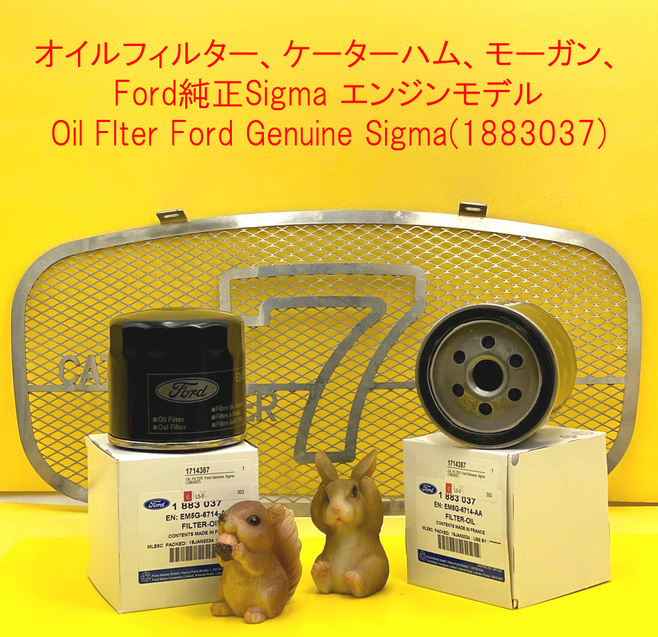 オイルフィルター、ケーターハム、モーガン、Sigma エンジンモデルの画像