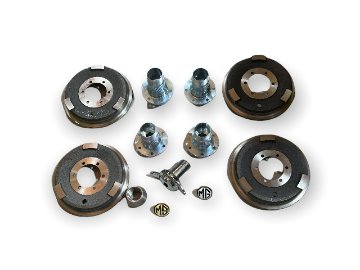 ワイヤーホィールコンバーションハブキット、MG-TDの画像