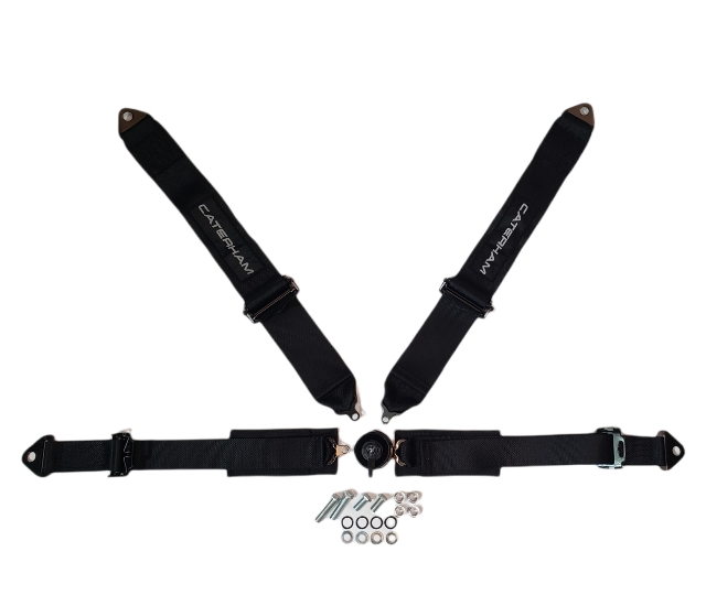 シートベルト、4点式、クイックリリース、右運転席側、ブラックの画像