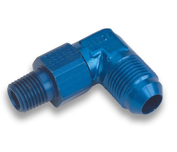 アールズearl'sANオス-NPTオス（アジャスタブル）90° ※テーパーネジ部を締め込んで固定した後でも首が360°回転します。の画像