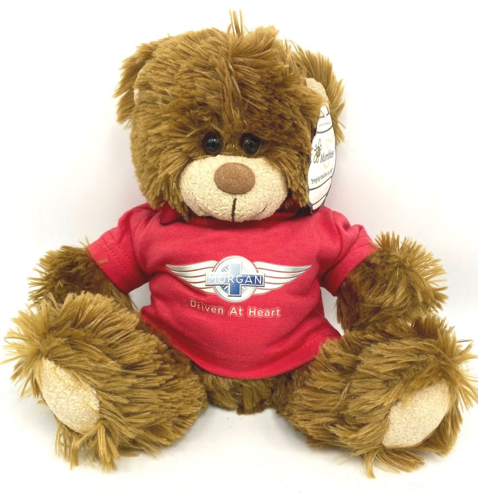Morganモーガン・テディベアー赤シャツの画像