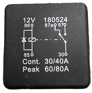 リレー、フューズボックス、5ピン、ケーターハム 1986年以降の画像