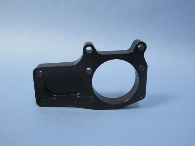 アルミエンドプレート、0.25°、スタンダードブレーキ、ブラック仕上げの画像