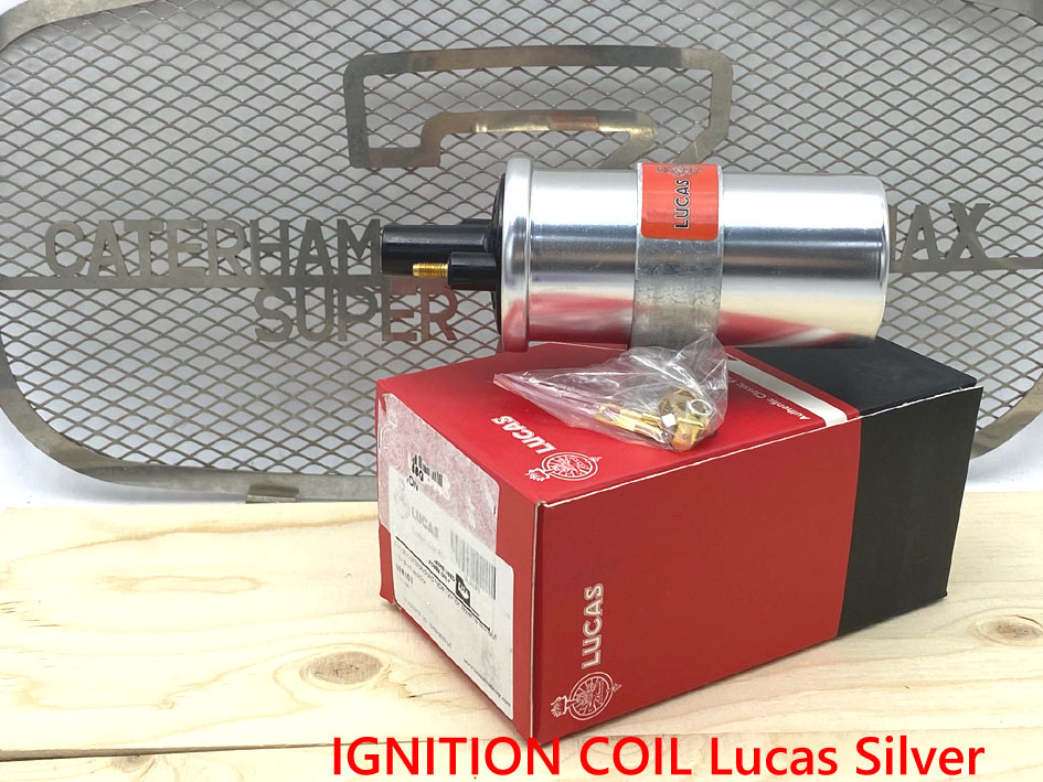 イグニッションコイル、Lucas製、シルバー (スタンダードタイプ)の画像