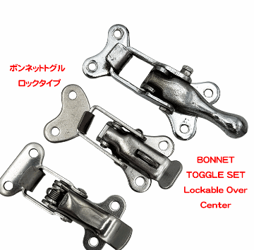 ボンネットトグル　ロックタイプの画像