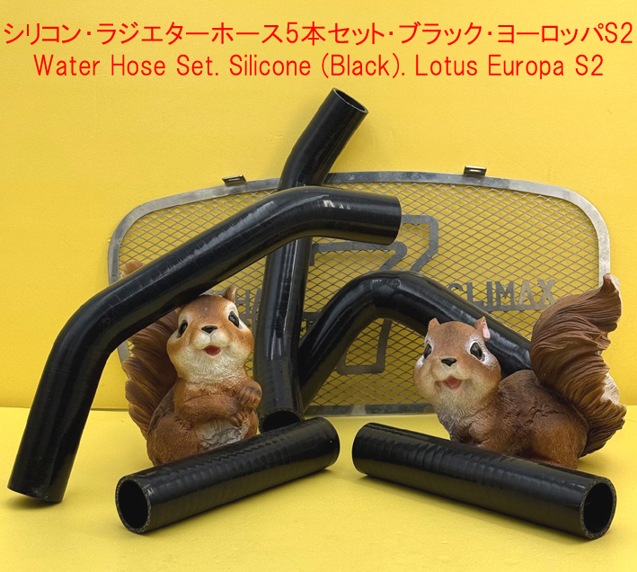 シリコンラジエターホース5本セット、ロータス ヨーロッパ S2の画像