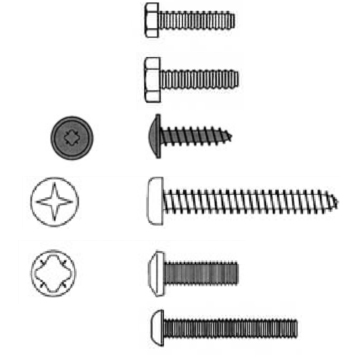 スクリュー・ボルト（ネジ）の画像