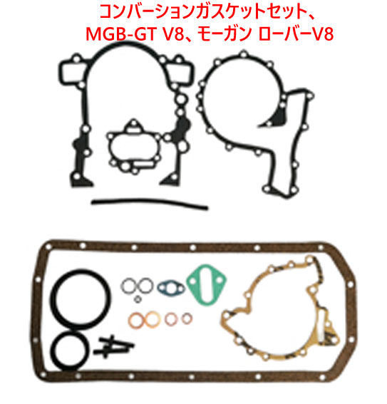 コンバーションガスケットセット、 MGB-GT V8、モーガン ローバーV8の画像