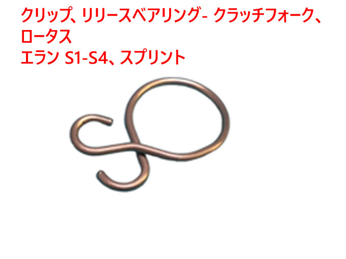 クリップ、リリースベアリング - クラッチフォーク、ロータス エラン S1-S4、スプリントの画像